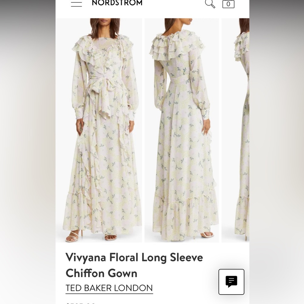 Ted Baker Floral Gown